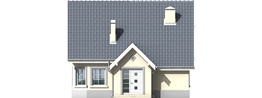 Susan - Projekt domu Sybilla - elewacja frontowa