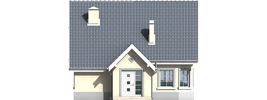 Susan - Projekt domu Sybilla - elewacja frontowa