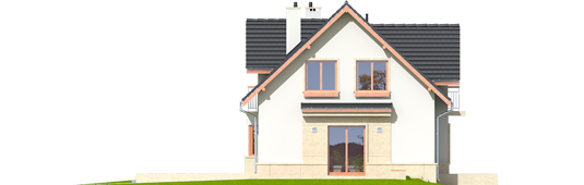 Flavia G1 - Projekty domów ARCHIPELAG - Flawia G1 - elewacja lewa