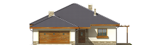 Projekt domu Genowefa G2 - elewacja frontowa