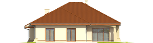 Projekt domu Kornelia II G2 Leca® DOM - elewacja tylna
