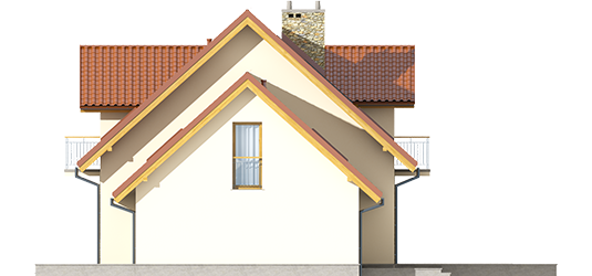 Marise G1 ENERGO - Projekty domów ARCHIPELAG - Marisa G1 ENERGO - elewacja prawa