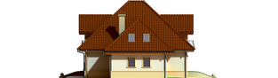 Projekt domu Frank G1 - elewacja lewa