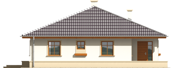 Leda - Projekt domu Leda - elewacja lewa