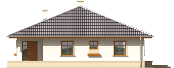 Leda - Projekt domu Leda - elewacja lewa