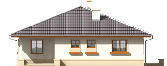 Leda - Projekt domu Leda - elewacja frontowa