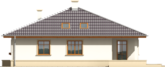 Leda - Projekt domu Leda - elewacja prawa