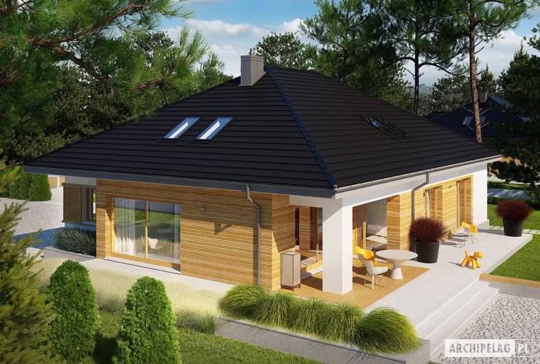Projekt domu Marcel III G2 ENERGO PLUS - widok z góry