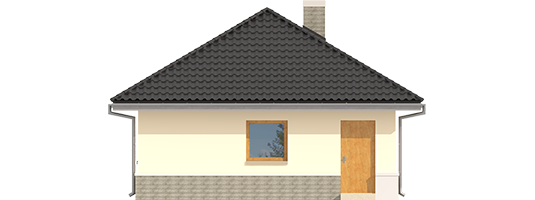 AA G25 - Budynek gospodarczy G25 - elewacja prawa