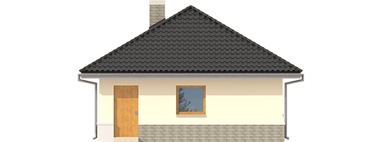 AA G25 - Budynek gospodarczy G25 - elewacja prawa