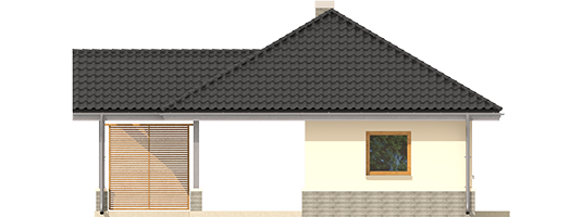 AA G25 - Budynek gospodarczy G25 - elewacja frontowa