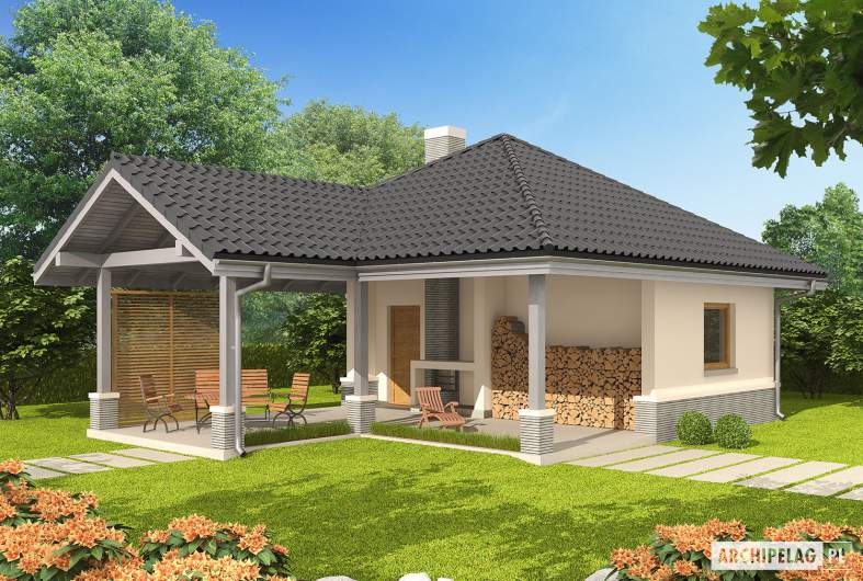 Projekt domu Budynek gospodarczy G25 - Budynek gospodarczy G25 - wizualizacja