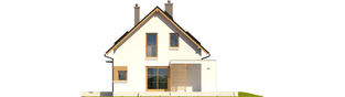 Projekt domu Liv 1 Leca® DOM - elewacja prawa