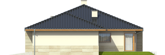 Flori II G1 - Projekty domów ARCHIPELAG - Flori II G1 - elewacja prawa