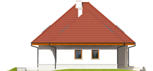 Jared G1 - Projekty domów ARCHIPELAG - Jarek G1 - elewacja lewa