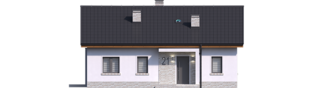 Projekt domu Mini 11 - elewacja frontowa