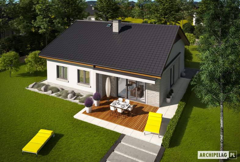 Projekt domu Mini 11 - widok z góry