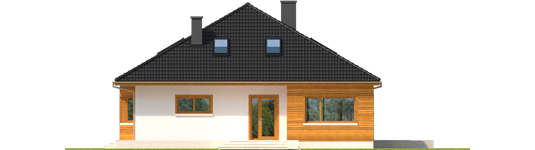 Liv 3 - Projekty domów ARCHIPELAG - Liv 3 - elewacja frontowa