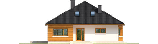 Liv 3 - Projekty domów ARCHIPELAG - Liv 3 - elewacja frontowa