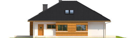 Liv 3 - Projekty domów ARCHIPELAG - Liv 3 - elewacja lewa