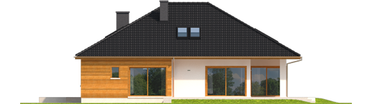 Liv 3 - Projekty domów ARCHIPELAG - Liv 3 - elewacja prawa
