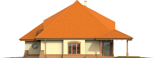 Severina M G2 - Projekt domu Seweryna (mała) G2 - elewacja prawa