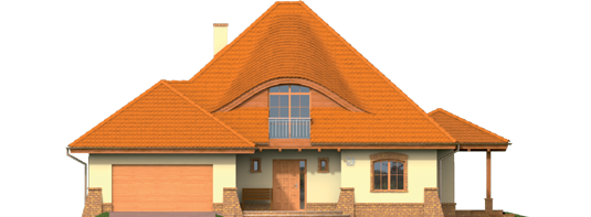 Severina M G2 - Projekt domu Seweryna (mała) G2 - elewacja frontowa