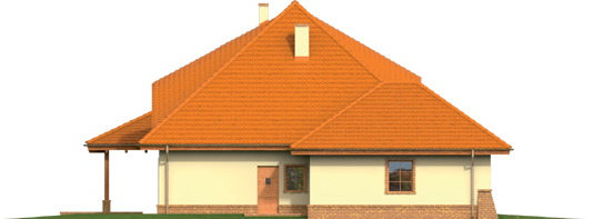 Severina M G2 - Projekt domu Seweryna (mała) G2 - elewacja lewa