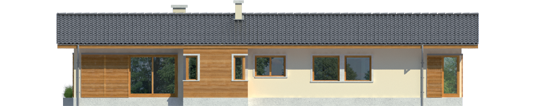 Bill - Projekt domu Bil - elewacja lewa