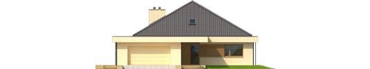 Gilbert G2 - Projekt domu Gilbert G2 - elewacja frontowa