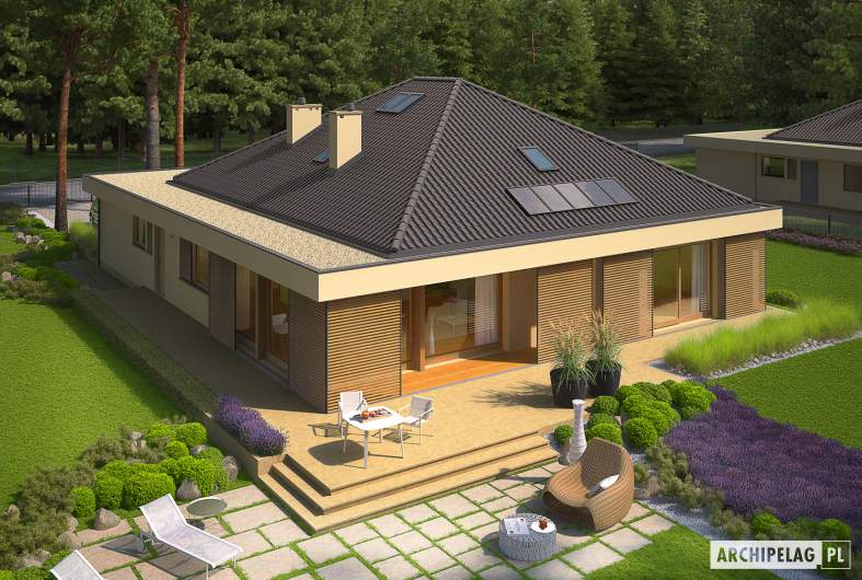 Projekt domu Gilbert G2 - widok z góry