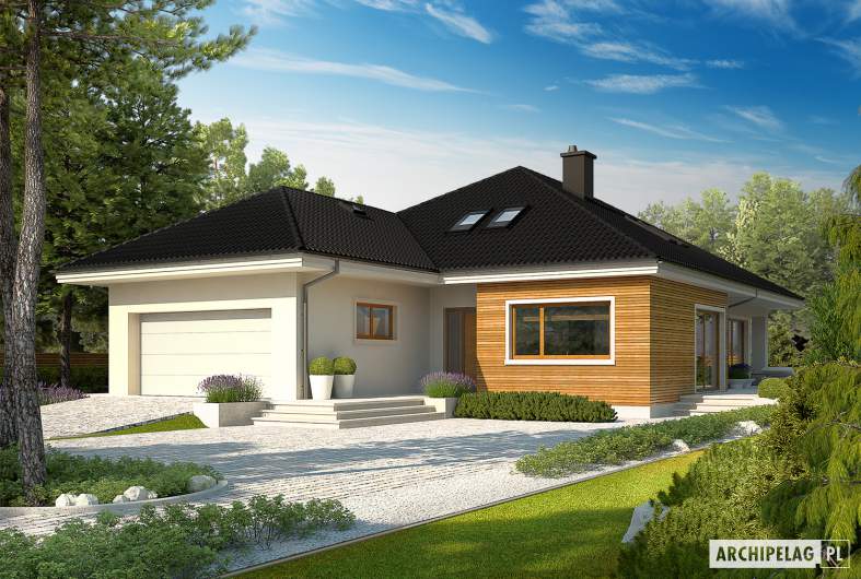 Projekt domu Liv 3 G2 ENERGO PLUS - wizualizacja frontowa