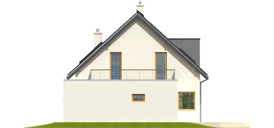 Mati II G1 - Projekt domu Mati II G1 - elewacja prawa