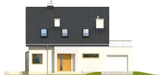 Mati II G1 - Projekt domu Mati II G1 - elewacja frontowa