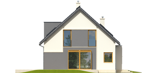 Mati II G1 - Projekt domu Mati II G1 - elewacja lewa