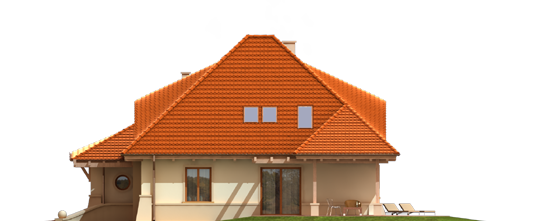 Petra G2 - Projekty domów ARCHIPELAG - Petra G2 - elewacja prawa