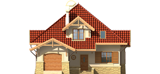 Vanessa G1 - Projekt domu Vanessa G1 - elewacja frontowa