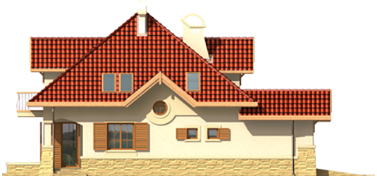 Vanessa G1 - Projekt domu Vanessa G1 - elewacja prawa