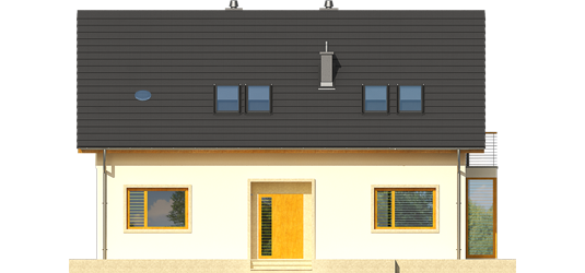 Katja - Projekt domu Katja - elewacja frontowa