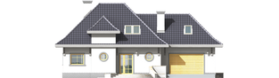 Projekt domu Dora G2 - elewacja frontowa