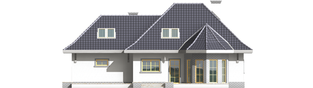 Projekt domu Dora G2 - elewacja lewa