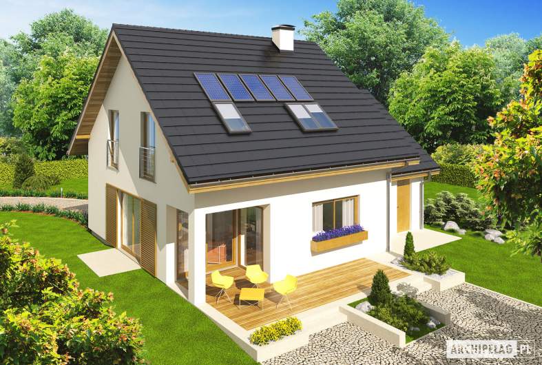 Projekt domu Liv 4 G1 - widok z góry