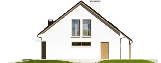 Alba G1 - Projekt domu Alba G1 - elewacja prawa
