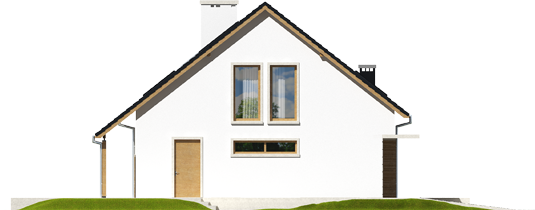 Alba G1 - Projekt domu Alba G1 - elewacja prawa