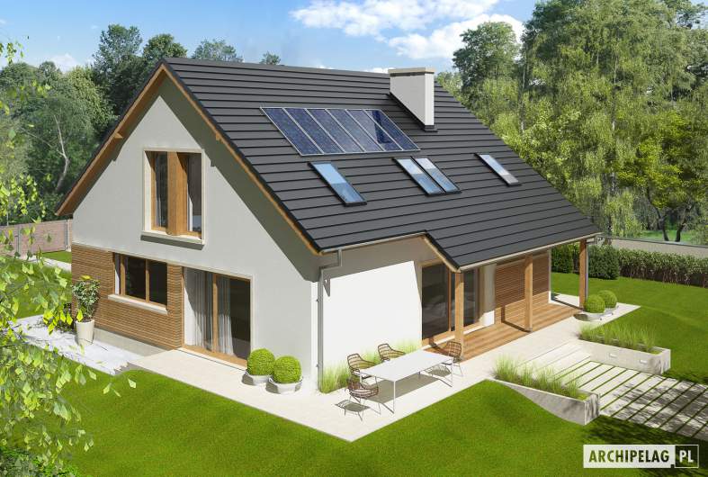 Projekt domu Alba G1 - widok z góry