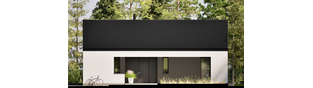 Projekt domu Mini 25 PLUS - elewacja frontowa