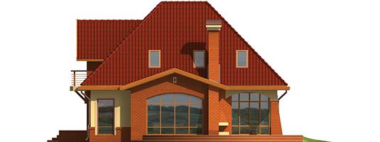 Iven G1 - Projekt domu Iweta G1 - elewacja lewa