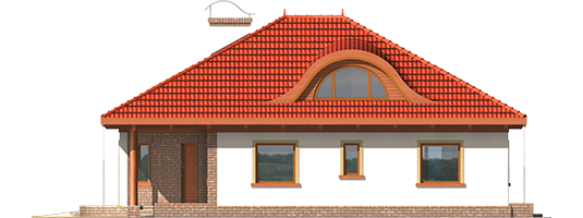 Marge G1 - Projekt domu Marga G1 - elewacja lewa