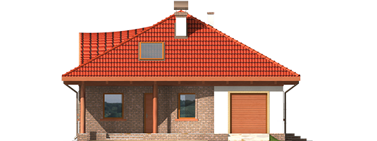 Marge G1 - Projekt domu Marga G1 - elewacja frontowa