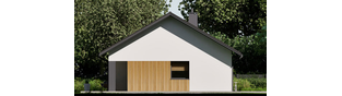Projekt domu Mini 23 PLUS - elewacja lewa